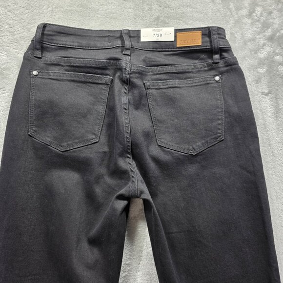 Judy Blue Jeans Womens 7 28 Black Slim Fit Mid Rise Distressed Stretch JB88137 - Picture 3 of 13